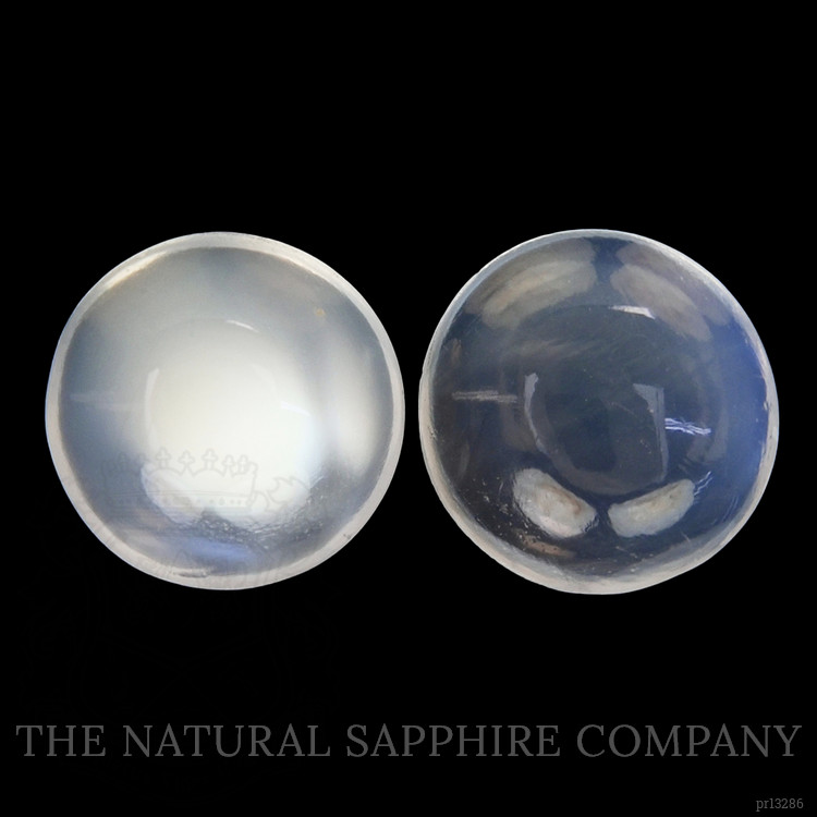 4.09 Ct.Tw. Cabochon Moonstone Pair from Madagascar