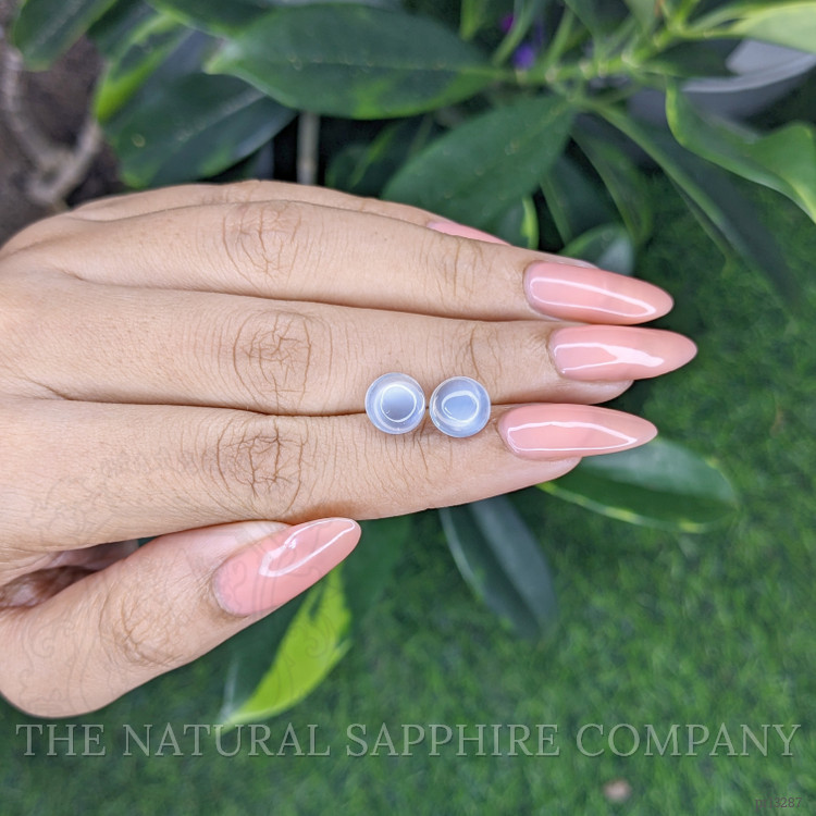 4.27 Ct.Tw. Cabochon Moonstone Pair from Madagascar