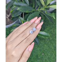 4.27 Ct.Tw.Total Carat Weight Cabochon Moonstone Pair from Madagascar Life Style