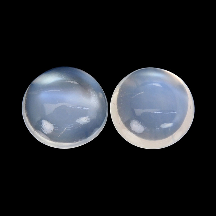 4.34 Ct.Tw. Cabochon Moonstone Pair from Madagascar