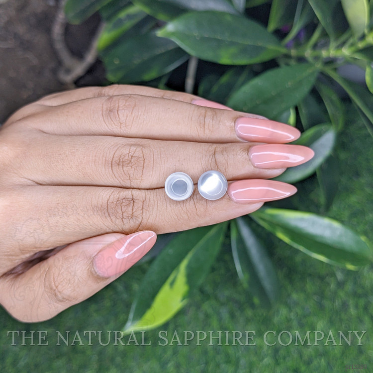 5.06 Ct.Tw. Cabochon Moonstone Pair from Madagascar