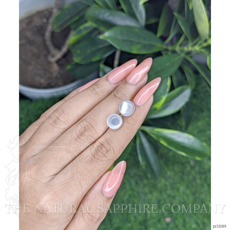 5.06 Ct.Tw. Cabochon Moonstone Pair from Madagascar