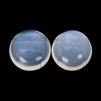 5.34 Ct.Tw.Total Carat Weight Cabochon Moonstone Pair from Madagascar Video
