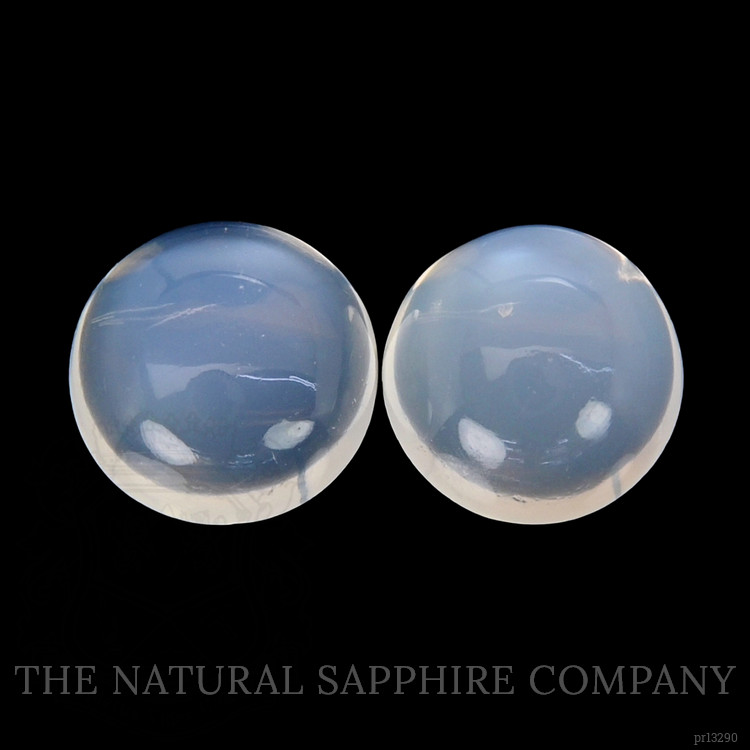 5.34 Ct.Tw. Cabochon Moonstone Pair from Madagascar