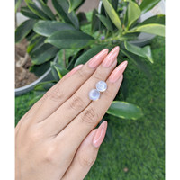 5.34 Ct.Tw.Total Carat Weight Cabochon Moonstone Pair from Madagascar Life Style