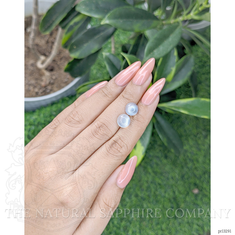 4.24 Ct.Tw. Cabochon Moonstone Pair from Madagascar