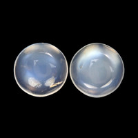 3.66&nbsp;Ct.Tw.Total Carat Weight Cabochon Moonstone Pair from Madagascar Video