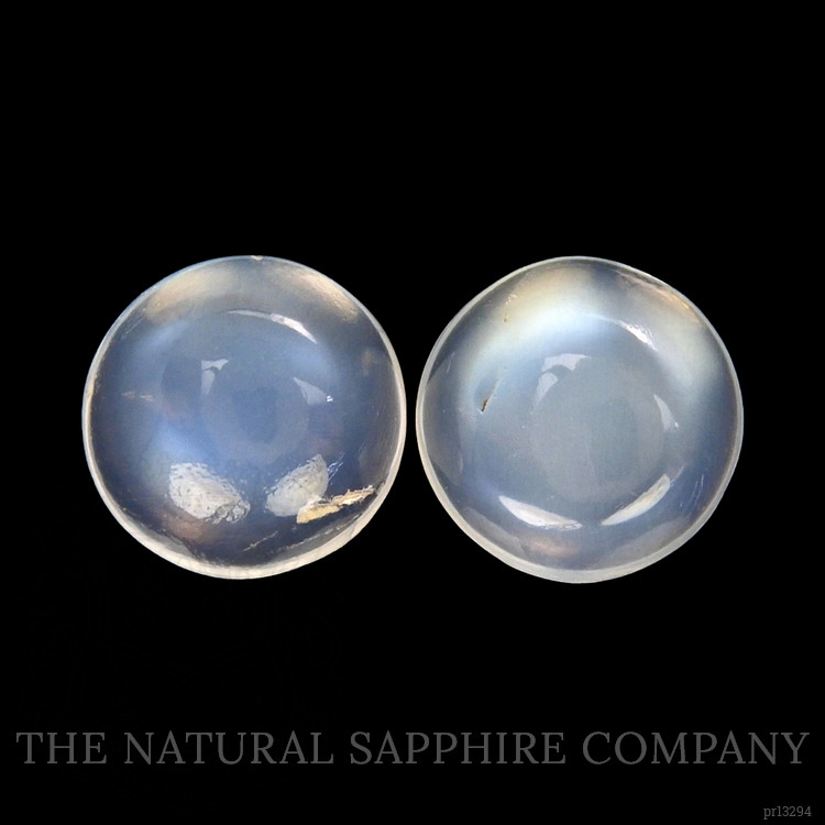 3.66 Ct.Tw. Cabochon Moonstone Pair from Madagascar