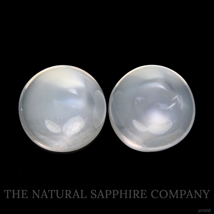 13.20 Ct.Tw. Cabochon Moonstone Pair from Madagascar