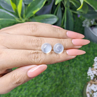 13.20&nbsp;Ct.Tw.Total Carat Weight Cabochon Moonstone Pair from Madagascar Life Style
