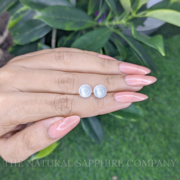 4.35 Ct.Tw. Cabochon Moonstone Pair from Madagascar