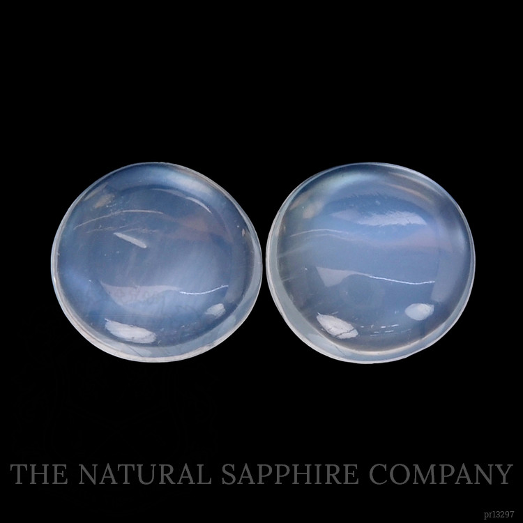 3.52 Ct.Tw. Cabochon Moonstone Pair from Madagascar