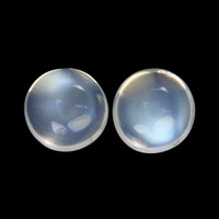 5.30&nbsp;Ct.Tw.Total Carat Weight Cabochon Moonstone Pair from Madagascar Video
