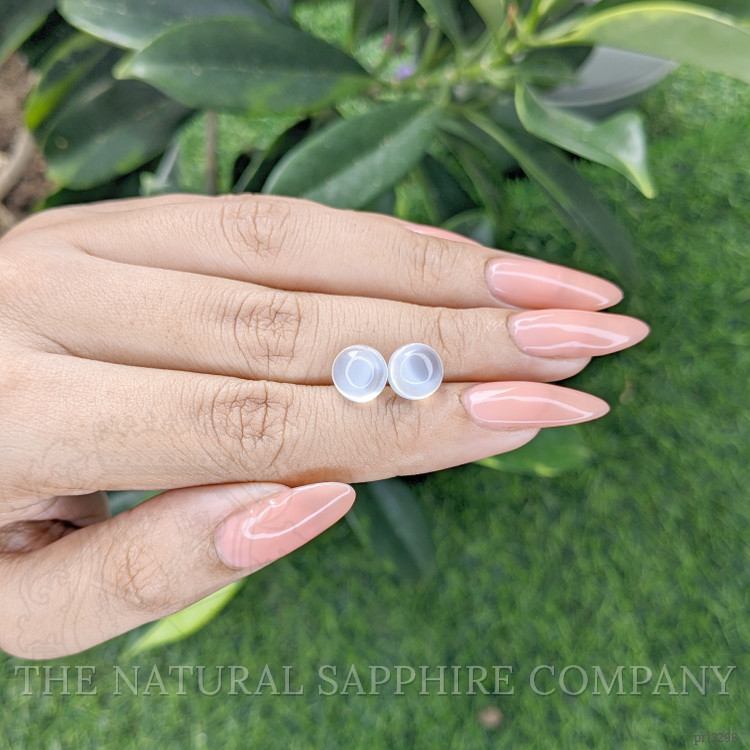 5.30 Ct.Tw. Cabochon Moonstone Pair from Madagascar