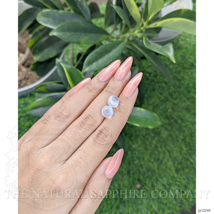 5.30 Ct.Tw. Cabochon Moonstone Pair from Madagascar
