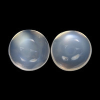 6.05 Ct.Tw.Total Carat Weight Cabochon Moonstone Pair from Madagascar Video