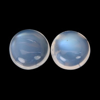 4.79 Ct.Tw.Total Carat Weight Cabochon Moonstone Pair from Madagascar Video