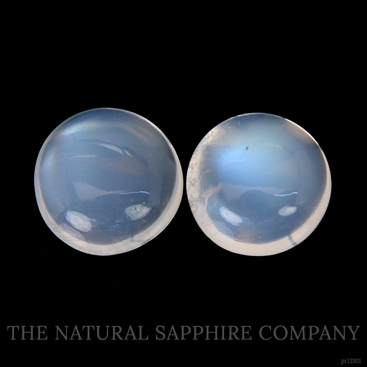 4.79 Ct.Tw. Cabochon Moonstone Pair from Madagascar