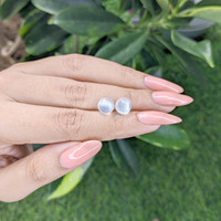 4.32 Ct.Tw.Total Carat Weight Cabochon Moonstone Pair from Madagascar Life Style