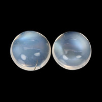 5.48&nbsp;Ct.Tw.Total Carat Weight Cabochon Moonstone Pair from Madagascar Video