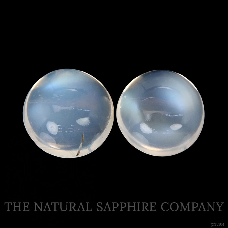 5.48 Ct.Tw. Cabochon Moonstone Pair from Madagascar