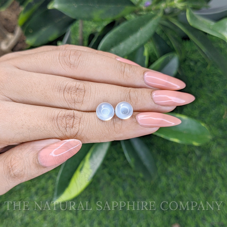 5.48 Ct.Tw. Cabochon Moonstone Pair from Madagascar