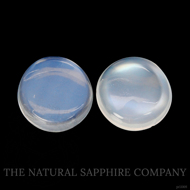 3.75 Ct.Tw. Cabochon Moonstone Pair from Madagascar