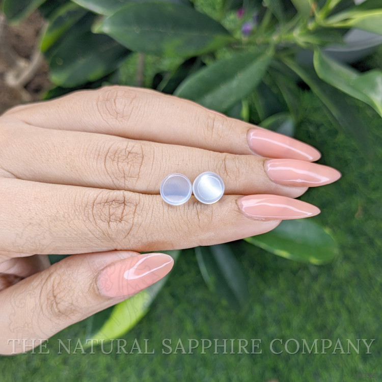 3.75 Ct.Tw. Cabochon Moonstone Pair from Madagascar