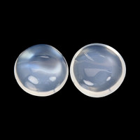 4.50&nbsp;Ct.Tw.Total Carat Weight Cabochon Moonstone Pair from Madagascar Video