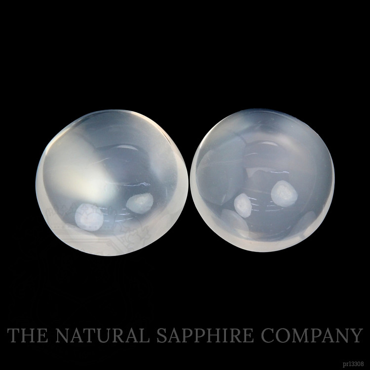 11.08 Ct.Tw. Cabochon Moonstone Pair from Madagascar