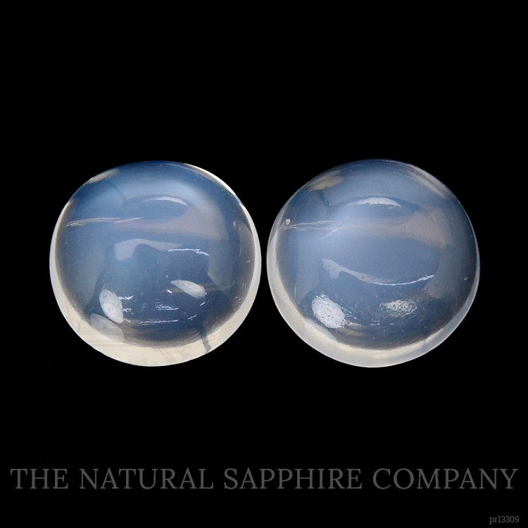 5.16 Ct.Tw. Cabochon Moonstone Pair from Madagascar