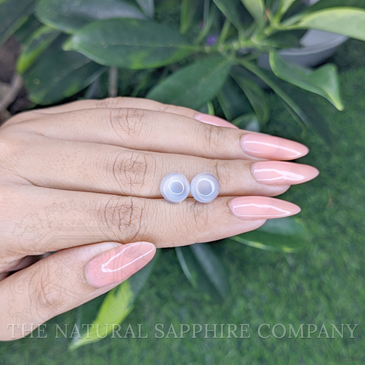 5.16 Ct.Tw. Cabochon Moonstone Pair from Madagascar