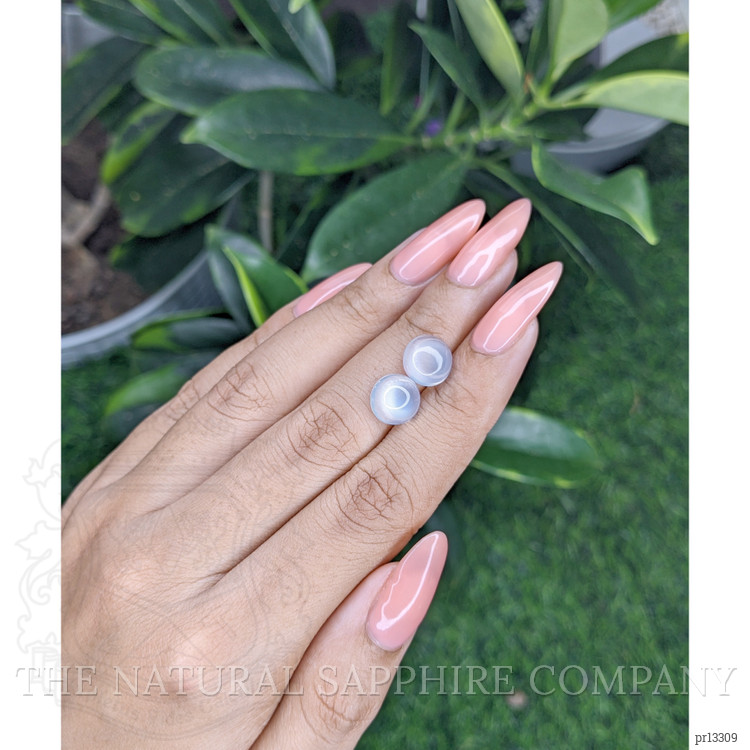 5.16 Ct.Tw. Cabochon Moonstone Pair from Madagascar