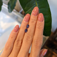 1.62&nbsp;Ct.Tw.Total Carat Weight Alexandrite Pair from Ceylon (Sri Lanka) Life Style