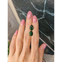 6.12 Ct.Tw.Total Carat Weight Tsavorite Garnet Pair from Madagascar Life Style