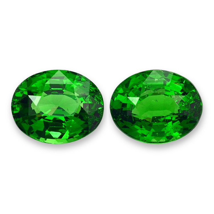 6.04 Ct.Tw. Tsavorite Garnet Pair from Madagascar