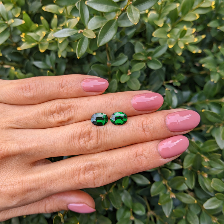 3.15 Ct.Tw. Tsavorite Garnet Pair from Madagascar