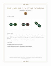 3.19&nbsp;Ct.Tw.Total Carat Weight Cabochon Alexandrite Pair from Ceylon (Sri Lanka) Appraisal