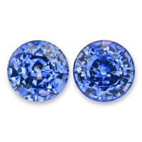 3.31&nbsp;Ct.Tw.Total Carat Weight Blue Sapphire Pair from Ceylon (Sri Lanka) Video
