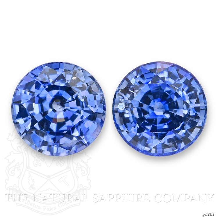 3.31 Ct.Tw. Blue Sapphire Pair from Ceylon (Sri Lanka)