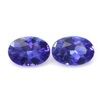 1.38 Ct.Tw.Total Carat Weight Tanzanite Pair from Tanzania Video