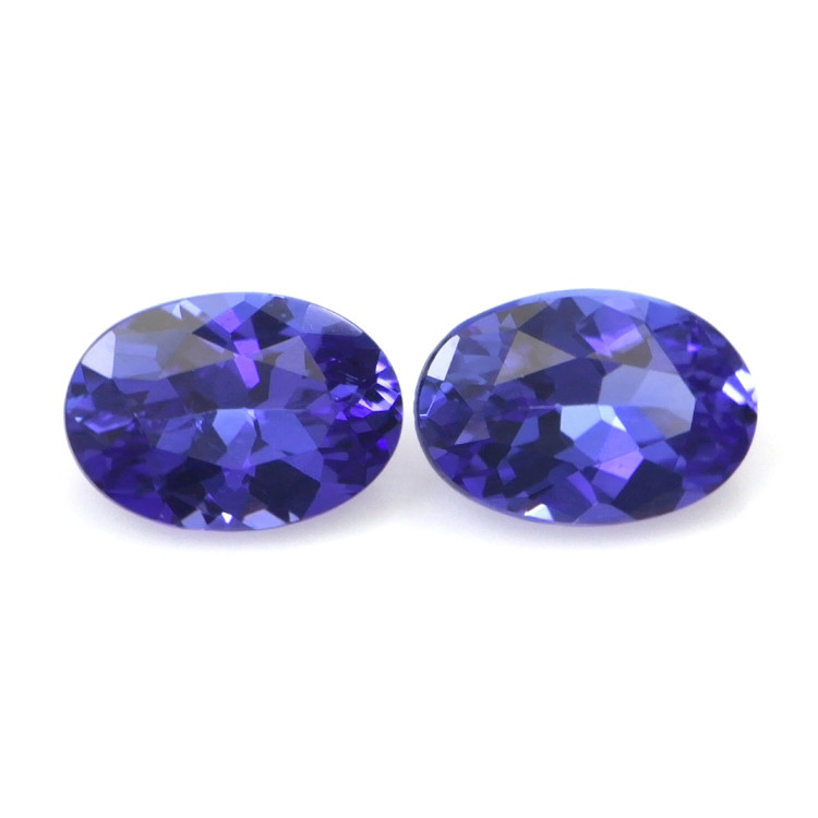 1.38 Ct.Tw. Tanzanite Pair from Tanzania
