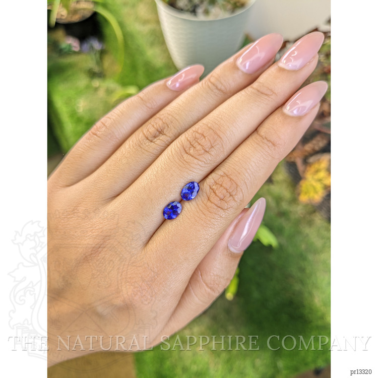 1.38 Ct.Tw. Tanzanite Pair from Tanzania