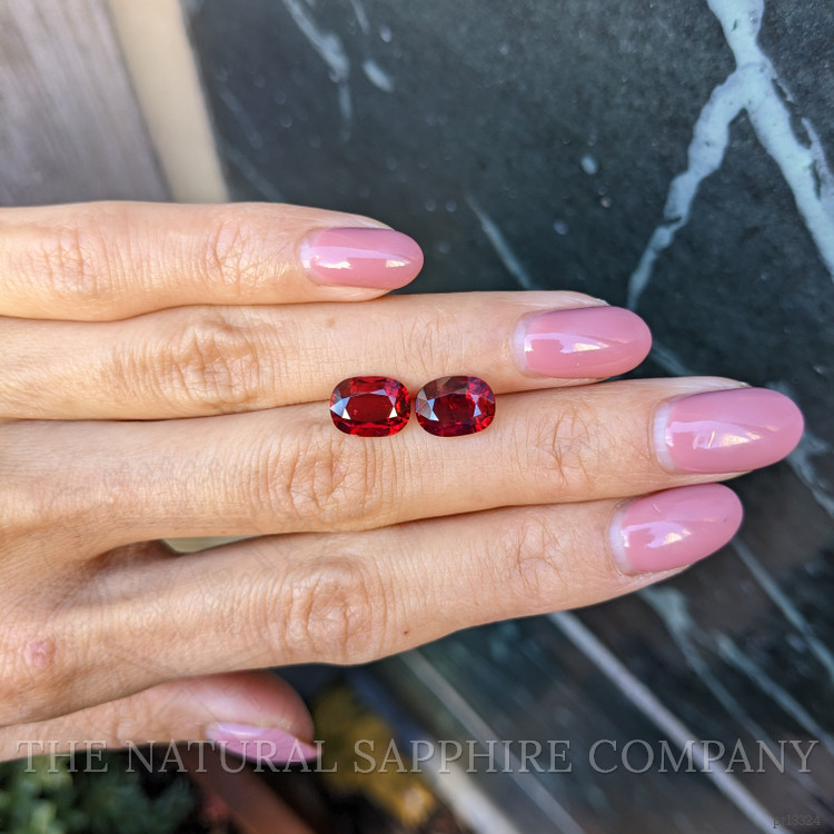 6.02 Ct.Tw. Ruby Pair from Mozambique