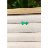 0.74 Ct.Tw.Total Carat Weight Emerald Pair from Colombia Life Style