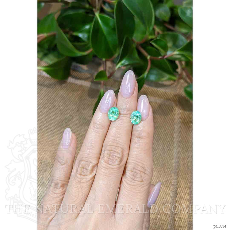 3.11 Ct.Tw. Emerald Pair from Colombia