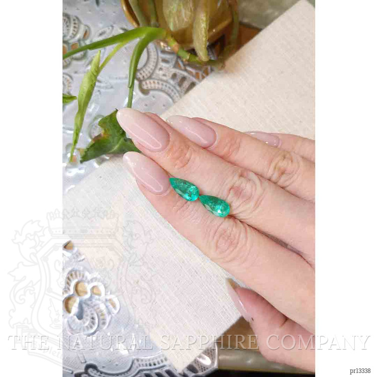 4.93 Ct.Tw. Emerald Pair from Colombia