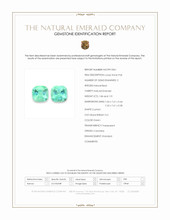 3.75&nbsp;Ct.Tw.Total Carat Weight Emerald Pair from Colombia Scan Report