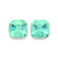 3.75 Ct.Tw.Total Carat Weight Emerald Pair from Colombia Video