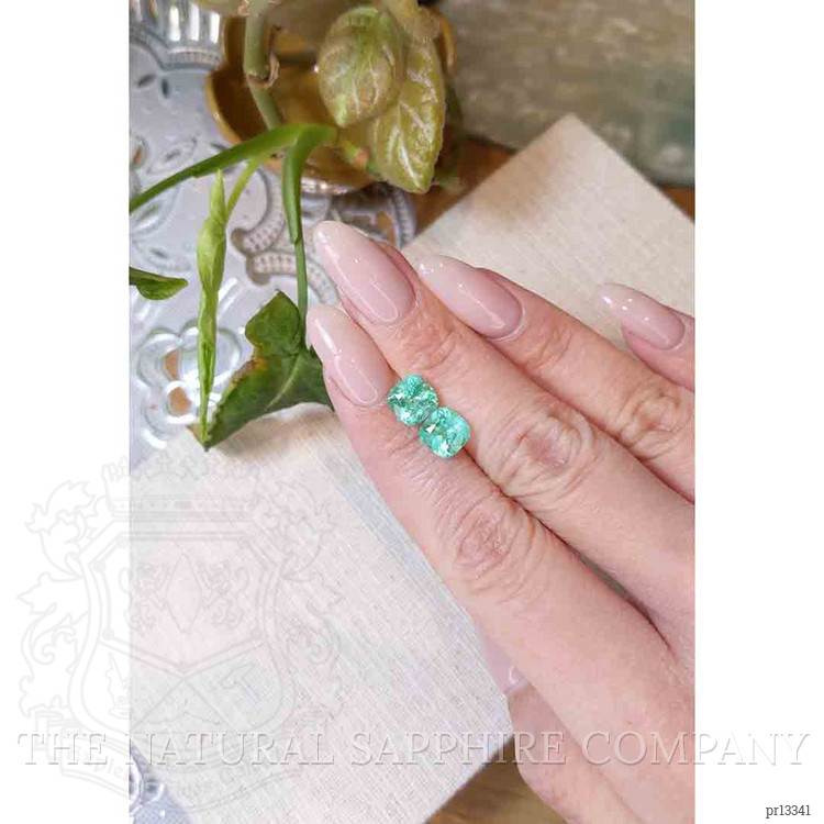 3.75 Ct.Tw. Emerald Pair from Colombia